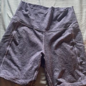 Aerie blue biker shorts